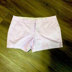 J.Crew Lavender Chino Shorts Size 8